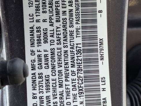 Certified 2017 Honda Civic EX image 25