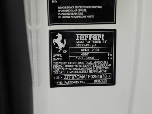 Certified 2023 Ferrari 812 GTS RWD image 67