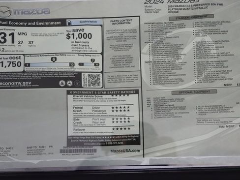Used 2024 MAZDA MAZDA3 s image 47