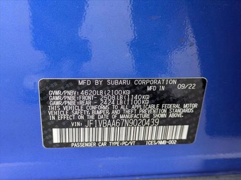 Used 2022 Subaru WRX AWD/4WD image 24
