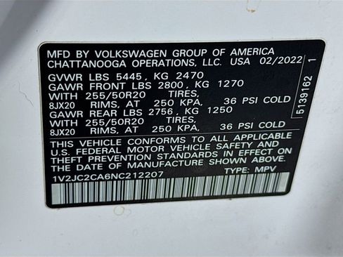 Used 2022 Volkswagen Atlas Cross Sport SE FWD image 41