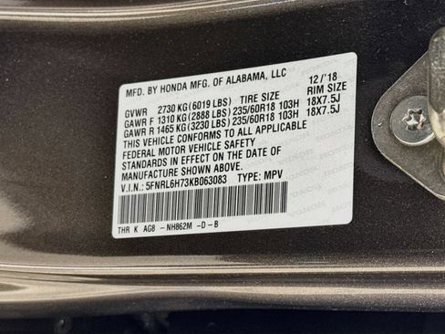 Used 2019 Honda Odyssey EX-L image 34