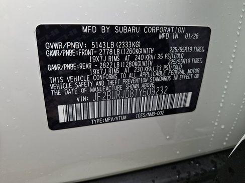 New 2026 Subaru Outback Touring XT AWD/4WD image 16