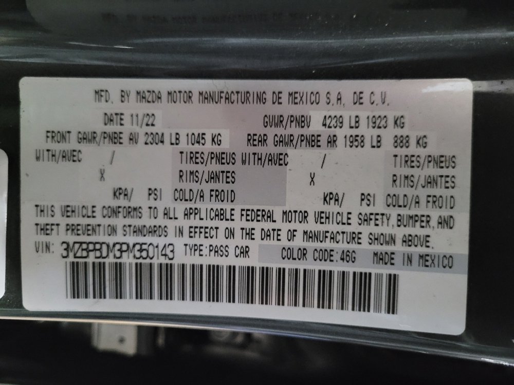 Used 2023 MAZDA MAZDA3 s AWD/4WD image 33