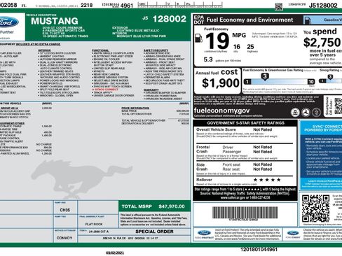 Used 2018 Ford Mustang GT Premium w/ Equipment Group 401A image 3