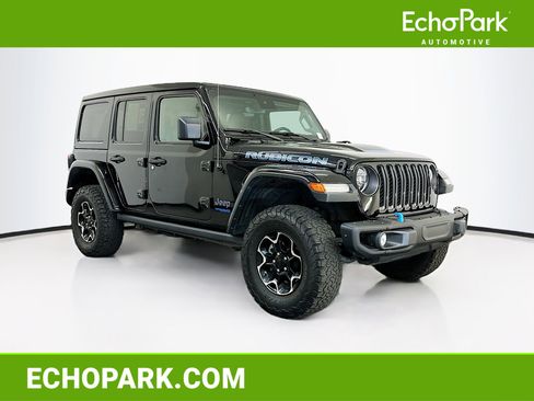 Used 2021 Jeep Wrangler Unlimited Rubicon 4xe w/ Steel Bumper Group image 1