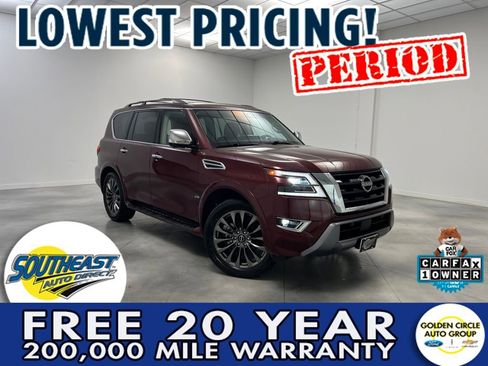 Used 2024 Nissan Armada Platinum w/ Captain's Chairs Package image 1