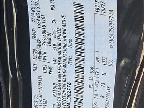 Certified 2021 Ford Ranger Lariat w/ Equipment Group 501A High image 24