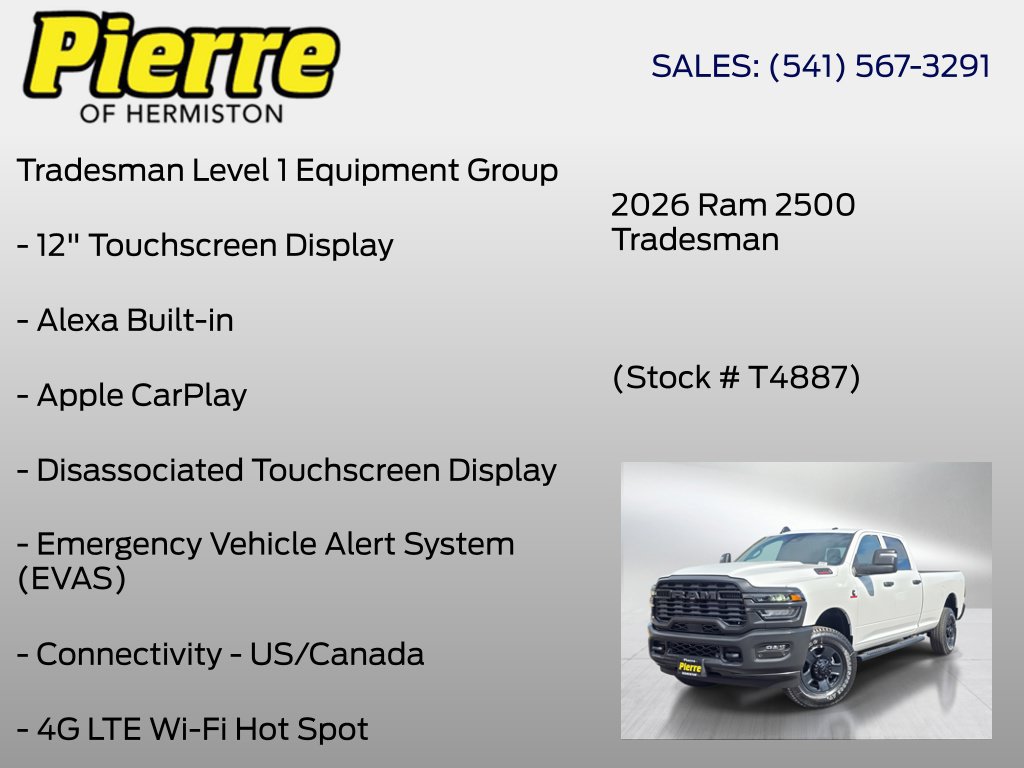 New 2026 RAM 2500 Tradesman AWD/4WD image 18
