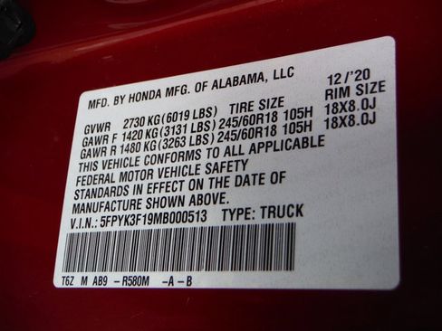 Used 2021 Honda Ridgeline Sport image 41