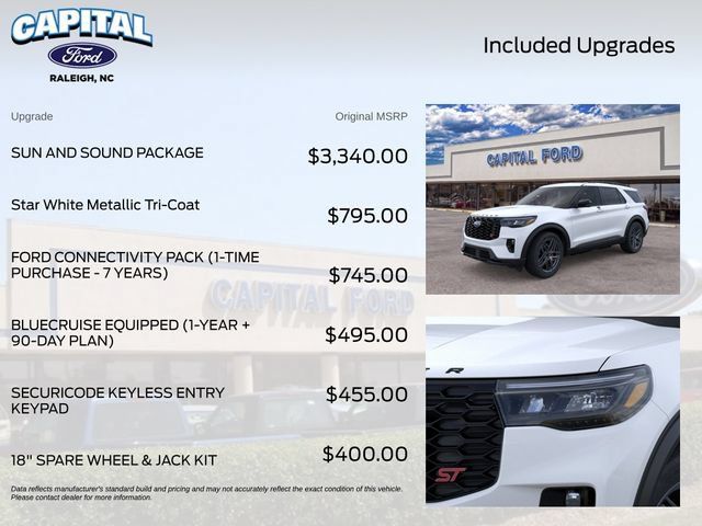 New 2026 Ford Explorer ST w/ Sun And Sound Package AWD/4WD image 5