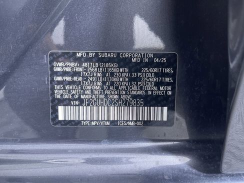 Certified 2025 Subaru Crosstrek 2.0i Premium image 12