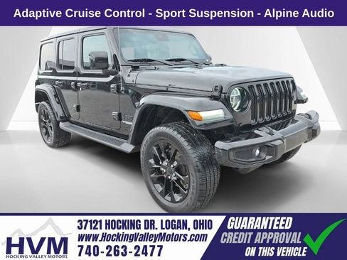 Used 2021 Jeep Wrangler Unlimited Sahara AWD/4WD image 1