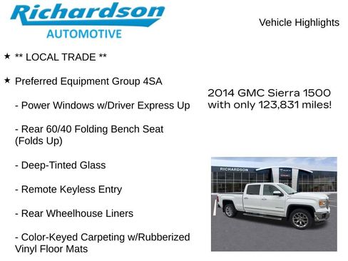 Used 2014 GMC Sierra 1500 SLT w/ SLT Crew Cab Value Package image 11