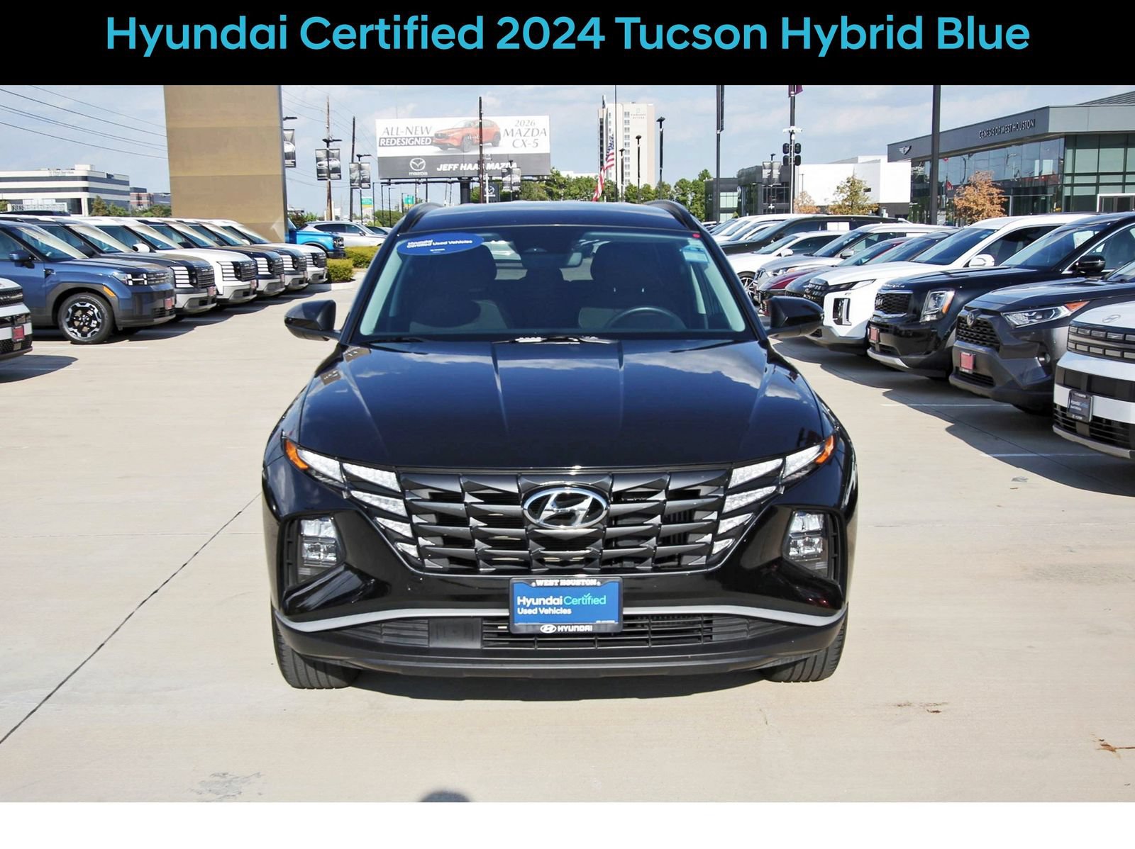 Certified 2024 Hyundai Tucson Blue AWD/4WD image 2