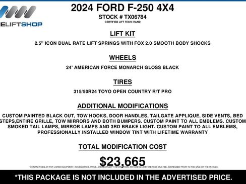 Used 2024 Ford F250 King Ranch w/ Chrome Package image 2