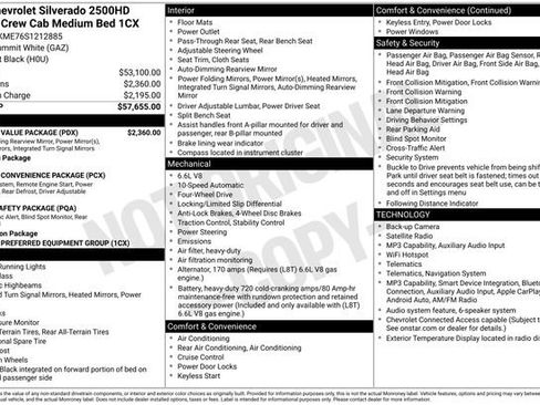 Certified 2025 Chevrolet Silverado 2500 Custom w/ Custom Value Package AWD/4WD image 7