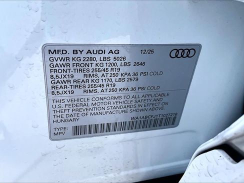 Certified 2026 Audi Q3 quattro 2.0T AWD/4WD image 35