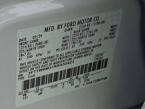 Certified 2024 Ford Maverick Lariat w/ Black Appearance Package FWD image 28