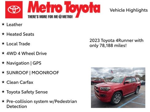 Used 2023 Toyota 4Runner TRD Sport w/ Technology Package image 8