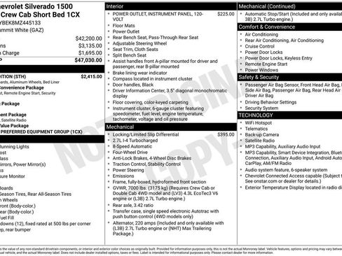 Used 2021 Chevrolet Silverado 1500 Custom w/ Rally Edition AWD/4WD image 2
