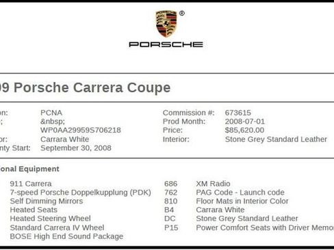 Used 2009 Porsche 911 Carrera image 7