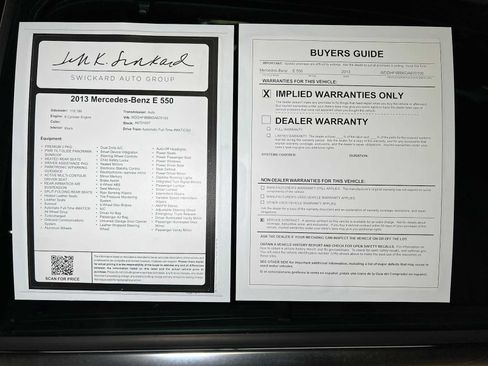 Used 2013 Mercedes-Benz E 550 4MATIC Sedan image 44
