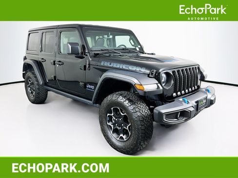 Used 2023 Jeep Wrangler Unlimited Rubicon 4xe w/ Cold Weather Group AWD/4WD image 1