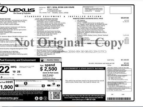 Used 2017 Lexus RC 350 F Sport image 4