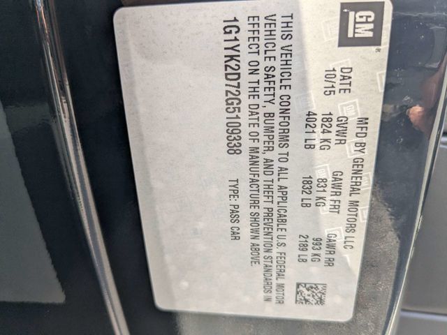 Used 2016 Chevrolet Corvette Stingray Coupe w/ 2LT Preferred Equipment Group RWD image 15