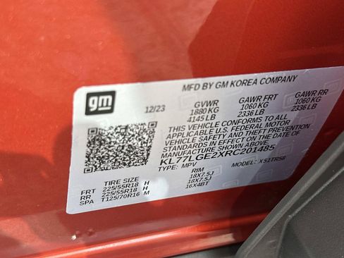 Certified 2024 Chevrolet Trax RS w/ Driver Confidence Package FWD image 17