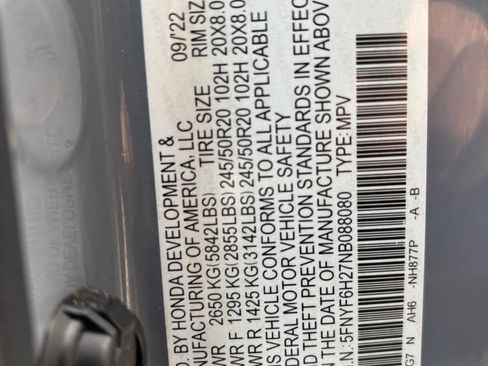 Used 2022 Honda Pilot Special Edition image 33