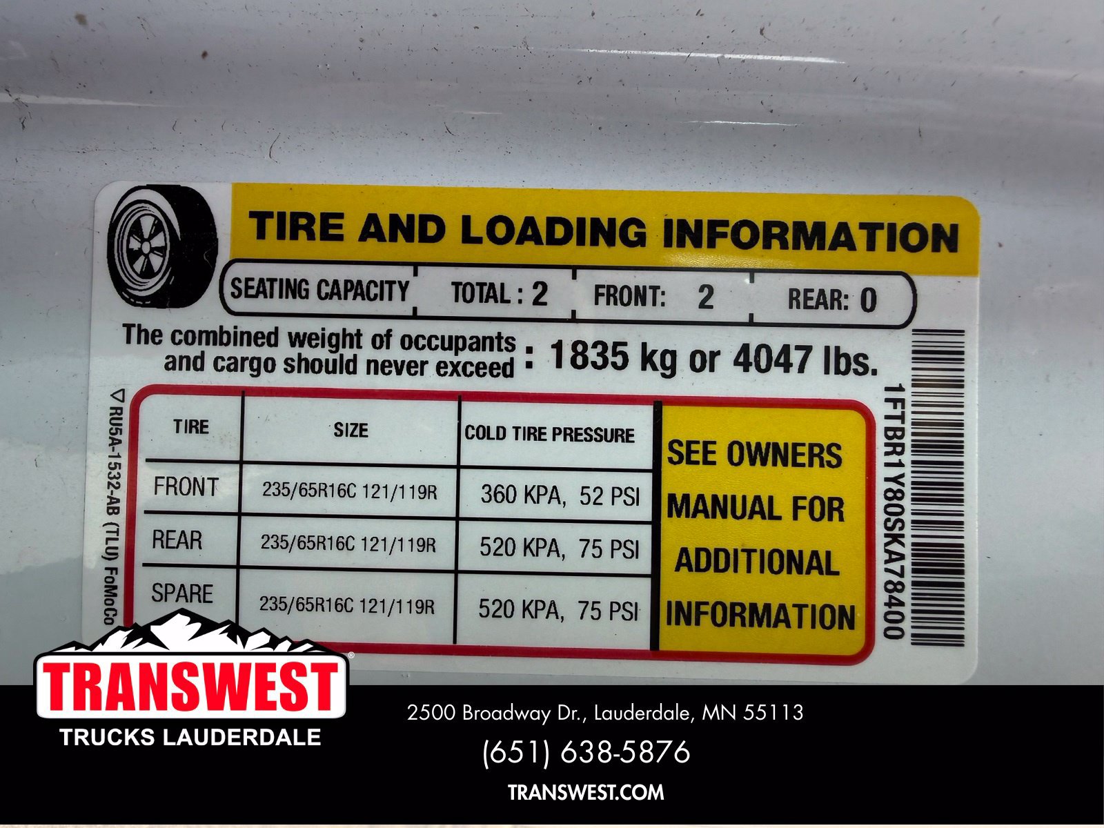 Used 2025 Ford Transit 250 Low Roof w/ Exterior Upgrade Package RWD image 20