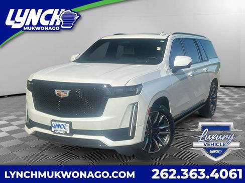 Used 2023 Cadillac Escalade ESV Sport w/ Touring Package AWD/4WD image 1