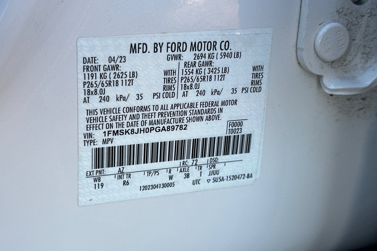 Used 2023 Ford Explorer Timberline w/ Timberline Technology Package AWD/4WD image 56