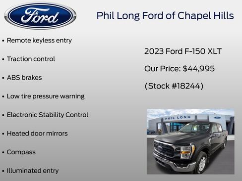 Certified 2023 Ford F150 XLT w/ Equipment Group 301A Mid AWD/4WD image 35
