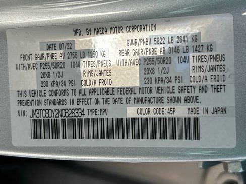 Used 2022 MAZDA CX-9 Grand Touring image 39