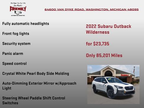 Used 2022 Subaru Outback Wilderness AWD/4WD image 25
