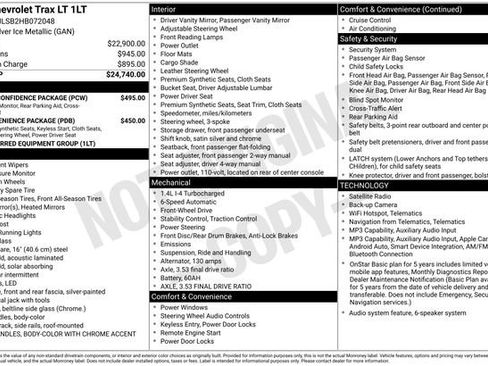 Used 2017 Chevrolet Trax LT w/ Driver Confidence Package FWD image 35