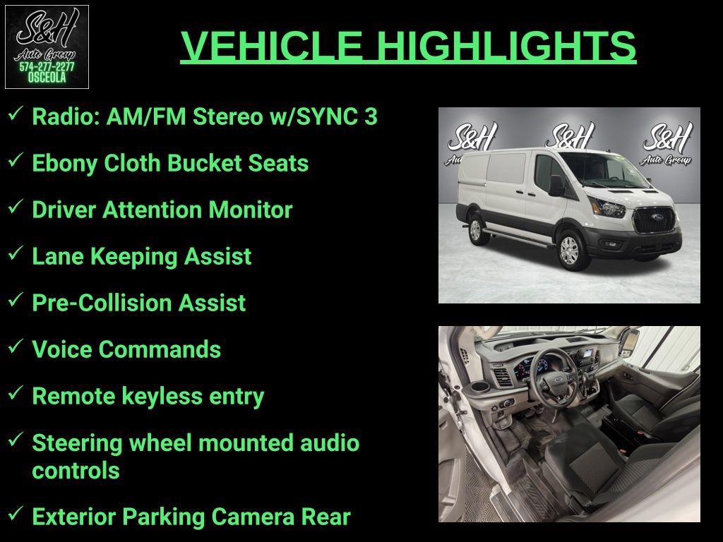 Used 2025 Ford Transit 250 Low Roof w/ Exterior Upgrade Package RWD image 3