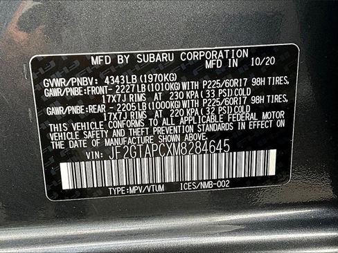 Used 2021 Subaru Crosstrek 2.0i Premium w/ Popular Package #3 image 36