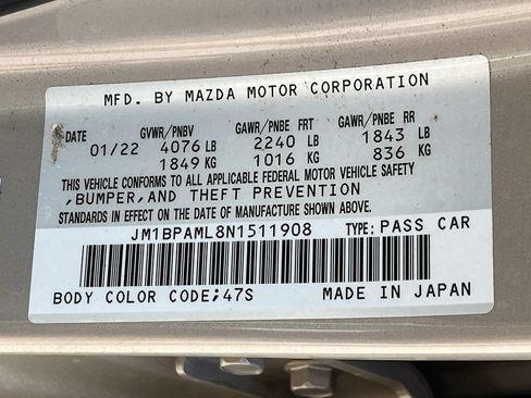 Used 2022 MAZDA MAZDA3 s FWD image 33