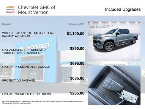 New 2026 Chevrolet Silverado 1500 LT w/ LPO, Dark Essentials Package AWD/4WD image 6