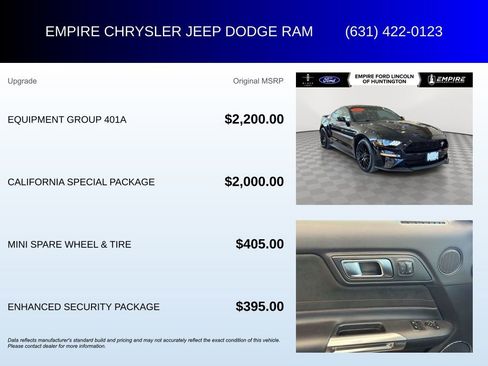 Used 2019 Ford Mustang GT Premium w/ Equipment Group 401A image 6