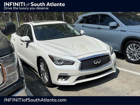 Used 2022 INFINITI Q50 Luxe w/ Cargo Package image 1