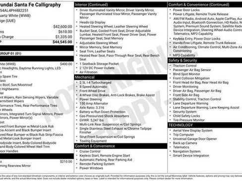 Used 2023 Hyundai Santa Fe Calligraphy FWD image 4