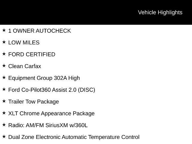 Certified 2022 Ford F150 XLT w/ Equipment Group 302A High AWD/4WD image 4