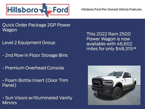 Used 2022 RAM 2500 Power Wagon w/ Level 2 Equipment Group AWD/4WD image 3