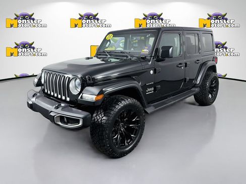 Used 2023 Jeep Wrangler Unlimited Sahara w/ Cold Weather Group AWD/4WD image 1