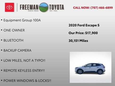 Used 2020 Ford Escape S FWD image 5